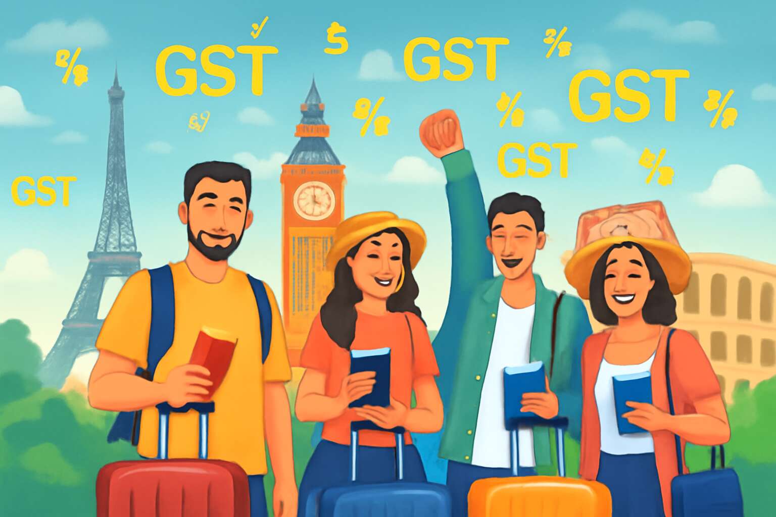 travel agency gst rate