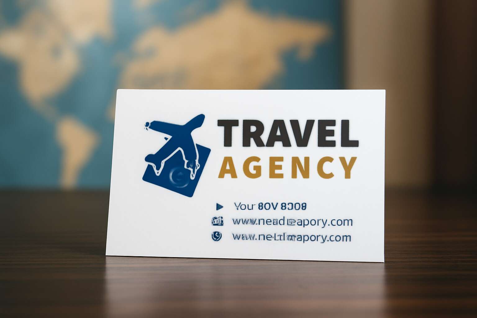 travel agency visiting card