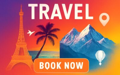 Ignite wanderlust with a travel agency poster that draws dreamers worldwide