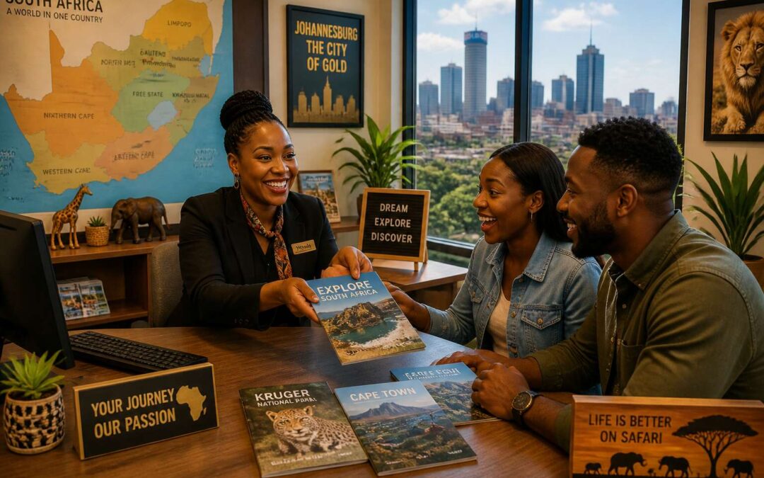 Your journey starts with a travel agency in Johannesburg.